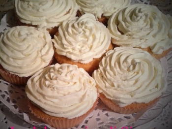 Cupcake  al cioccolato bianco